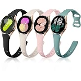 GEAK Slim Strap Compatible with Samsung Galaxy Watch 7 6 5 4 Band 44mm 40mm/Watch 5 Pro 45mm/Galaxy Watch 4 Classic 46mm 42mm Band,20mm Soft Sport Replacement Bands Compatible for Galaxy Watch Band