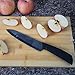 Chef Knife, Professional Ceramic Knife 7-inch Black Blade Antiskid Soft Handle with Sheath for Cutting Fruits, Vegetables and Meat, Essential Kitchen Knife for Making Delicious Food