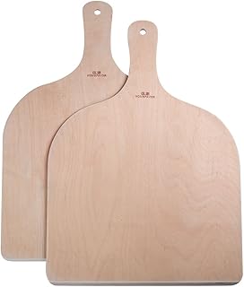 G.a HOMEFAVOR Pizzaschaufel/Pizzaschieber aus Holz 2er-Set