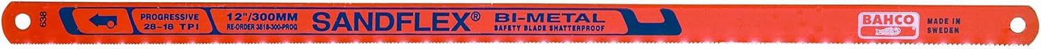 BAHCO IR3818-300-PROG-100 HOJA DE Sierra SANDFLEX, 1 Unit, Standard