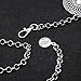 idealway Vintage Waist Chain Hollow Carving Rhinestone Crystal Body Chain Summer Beach Body Waist Chain Jewelry (1 Silver Hotest)