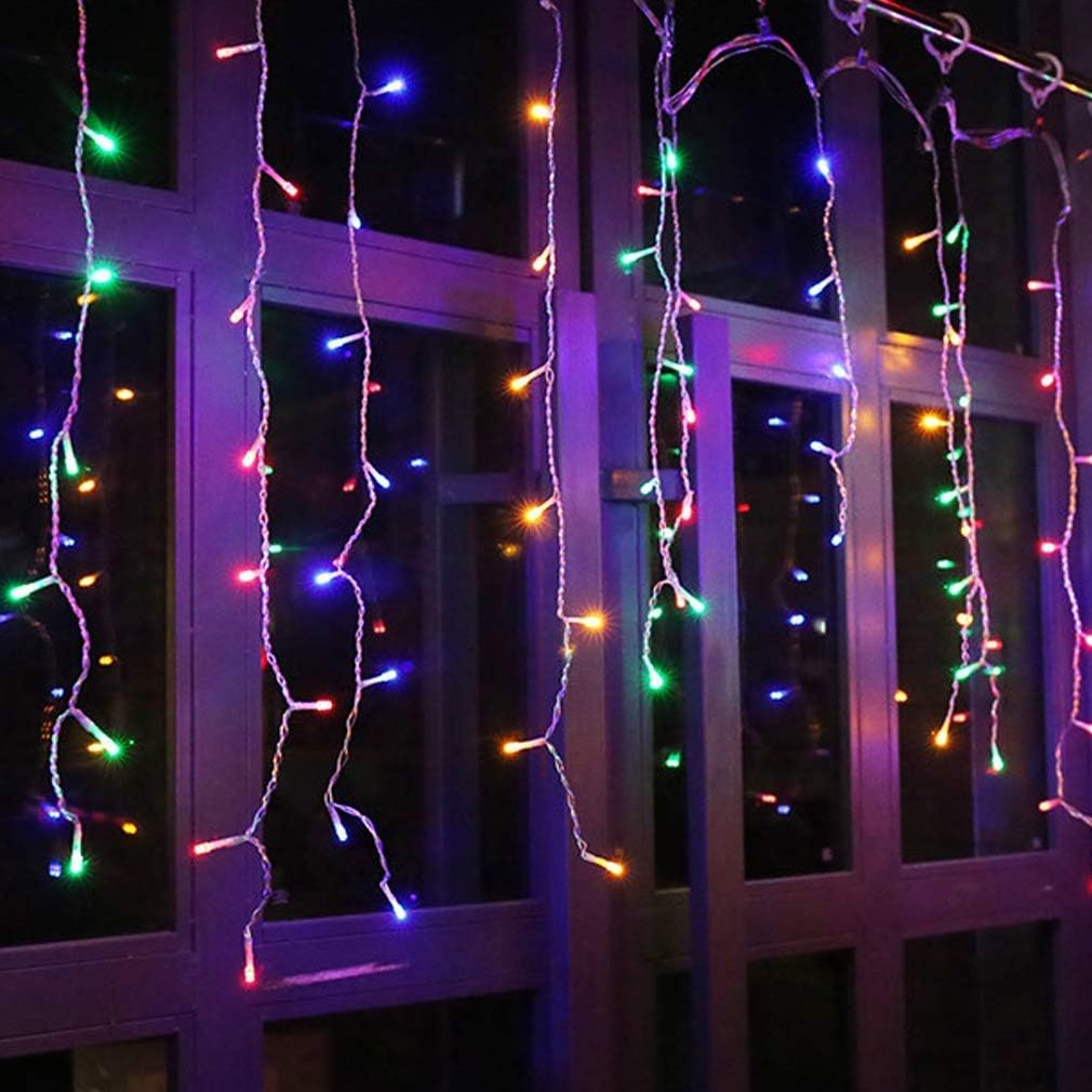 Christmas LED Icicle Lights, 13FT 96 LED Fairy String