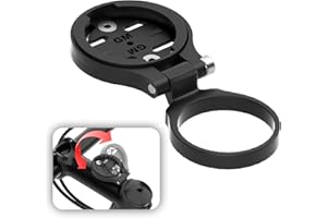 YADERJOVE Garmin Aluminum Alloy Cycling Computer Mount - Road/Mountain Bike Compatible with Garmin Edge, Wahoo, Bryton, Cateye GPS Computers - Elevated Version