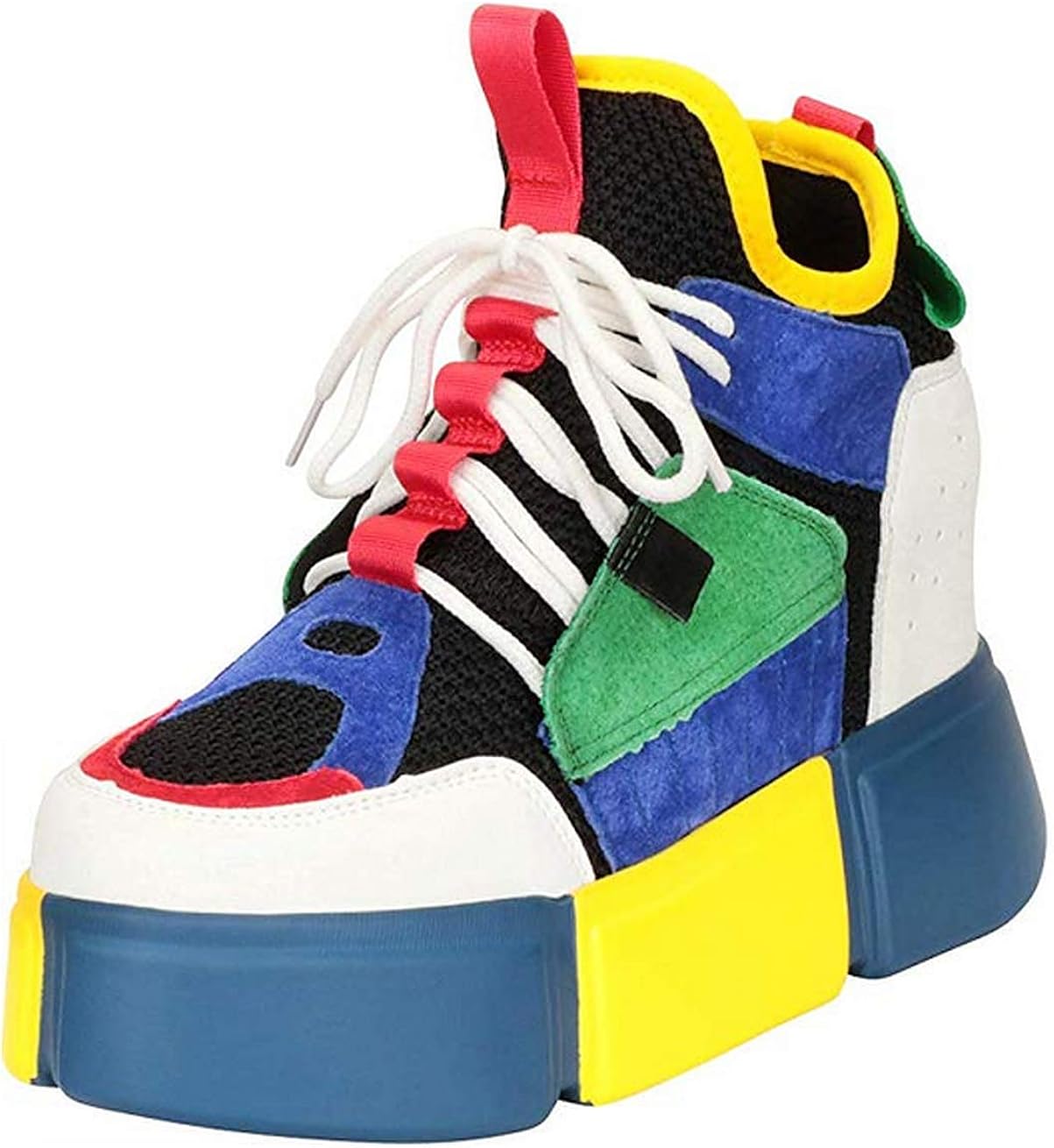 platform sneakers colorful
