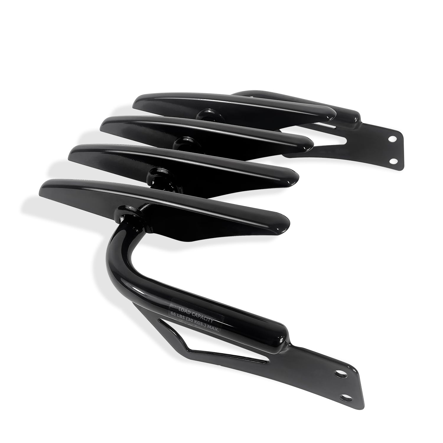 Photo 1 of DreDoggMoto Motorcycle Custom Stealth Mounting Luggage Rack Trunk Tour Pack Mount Luggage Support Black(Width 11.8")(Can't Fit with Others)