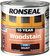Ronseal 10 Year Woodstain Walnut 250ml view 5