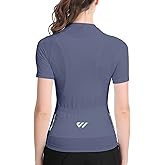 Lo.gas Cycling Jersey Women Short Sleeve,Bike Bicycle Biking Shirts for Women