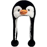 ZHLKHIOP Penguin Hat, Black Penguin Hat, Cute Winter hat for Men and Women, Soft Cotton Design