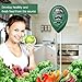 SONKIR Soil pH Meter, MS01 3-in-1 Soil Moisture/Light/pH Tester Gardening Tool Kits for Plant Care, Great for Garden, Lawn, Farm, Indoor & Outdoor Use