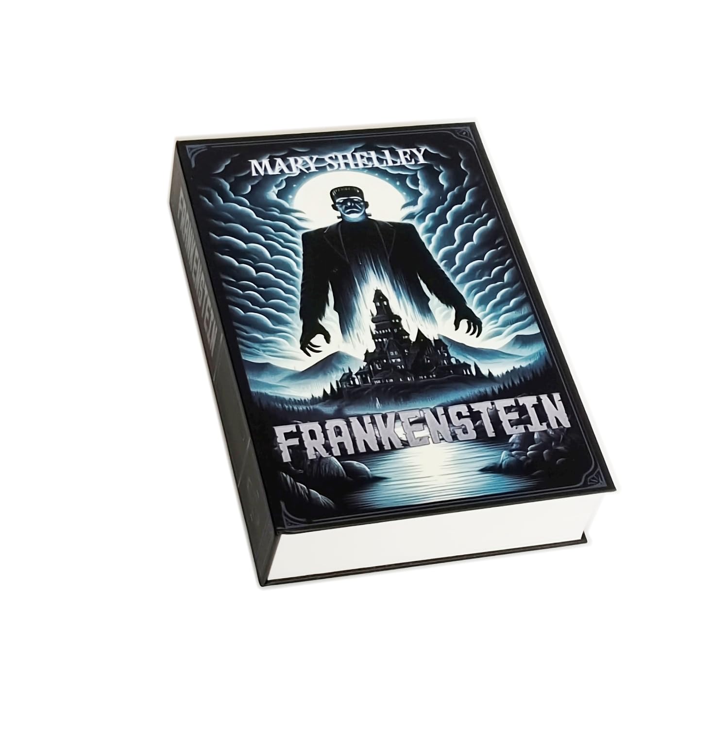 Pandiui23 Secret Books Safe Box, Portable Safe Box, Money Box, Secret Box (1, Frankenstein)