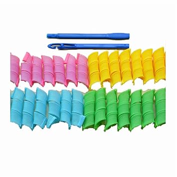 Sanling 18pcs 20cm long Hair Curlers for Long Hair No Heat Cheap Hot Tools hot sale