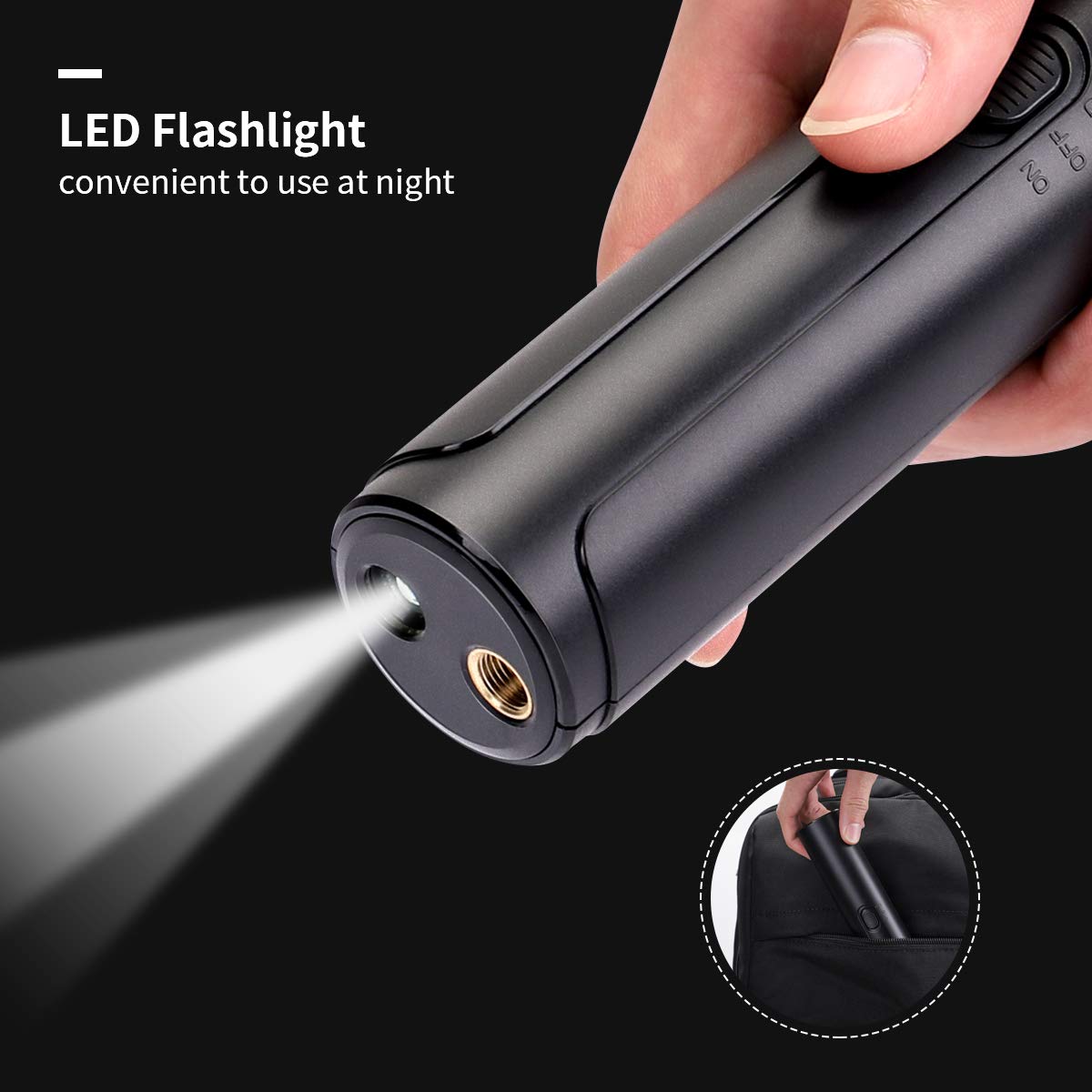 morpilot Football Pump, Electric Ball Pump with Needles, Wireless Handheld Multifunctional Automatic Fast Air Pump for Basketball, Soccer, Rugby Ball, Volleyball, Handball and other Inflatable Balls