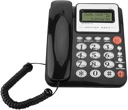 Tonysa Telephone Fixe Filaire Telephone De Bureau Avec Repondeur Affichage De L Afficheur Telephone De Bureau Telephone Filaire Avec Fonctionnement Mains Libres Pour Les Bureaux Les Maisons Amazon Fr High Tech
