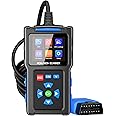 Topdiag T200 OBD2 Scanner I/M Status Code Reader Mode 6 Mode 8 Scan Tool ECU Info Live Data O2 Sensor Tester DTC Lookup Battery Testing Software Update