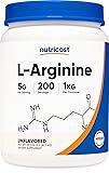 Nutricost L-Arginine Powder 1KG - Pure