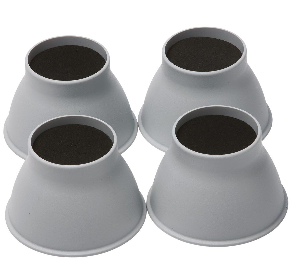 Drive Devilbiss Gordon Ellis Elephants Feet Furniture Raisers, 9 cm, Pack of 4, Increases Furniture Height, Non-Slip, Fits Wider Furniture Legs, Reduces Strain