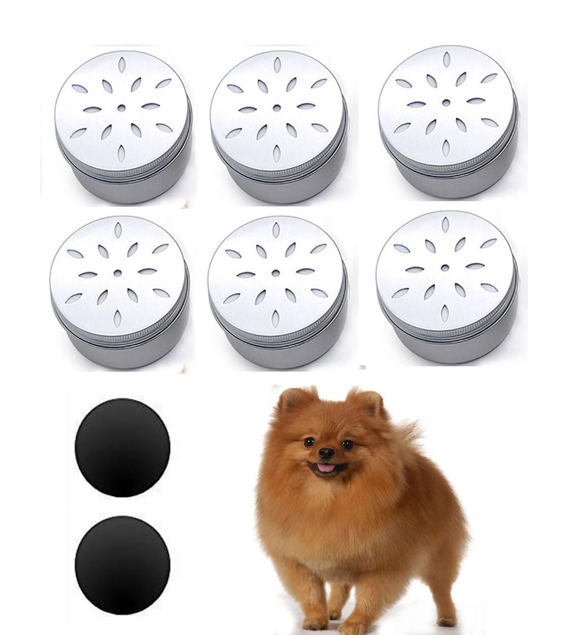 CHENGXINWENHUA dog Skent Work Containers 6 Pack Fragrance Training Box for Dogs (1, 6 Drops)