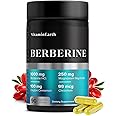Vitamin Earth Berberine Supplement - Doctor Formulated Berberine HCL Complex 1000mg per Serving - Pure Berberine with Ceylon Cinnamon Plus Chromium Picolinate, & Magnesium Glycinate - 90 Capsules