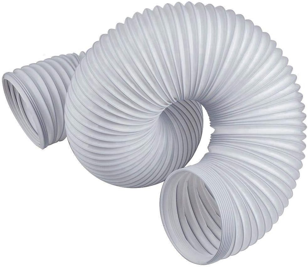 Omegazon Exhaust Hose for Portable Air Conditioner | 5 Inch Diameter | 59 Inch Length | Counterclockwise Installation | Durable Polypropylene Material