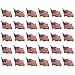 30PCS American Flag Waving Lapel Pins United States USA Badge Pin by CSPRING