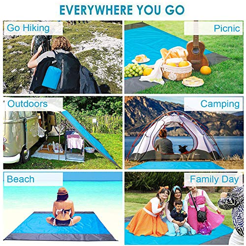 image for Borogo Sandfree Beach Blanket, 82