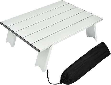 Amazon アウトドアテーブル キャンプ テーブル ミニローテーブル 折りたたみ アルミ製 超軽量 耐荷重kg コンパクト アウトドア キャンプ q 登山 ツーリング 釣り 収納袋付き Tandd テーブル