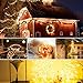 Homaz Solar String Lights 33ft 100 LEDs Fairy String Lights, Ambiance lighting for Patio, Lawn, Landscape, Home, Wedding, Christmas Party, Xmas Tree, Waterproof (Warm White)