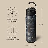 BOTTLE BOTTLE 700ml Stainless Insulated Bottle with Straw Dual Lid Pill Box view 6