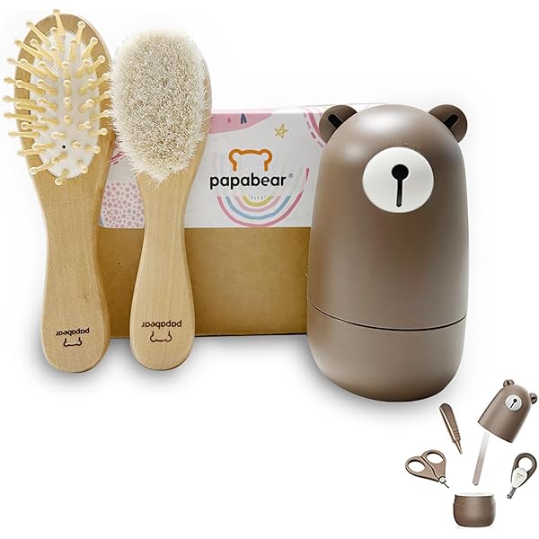 1 Pack Of 4 Round Colorful Tip Bristles Baby Cute Comb Baby