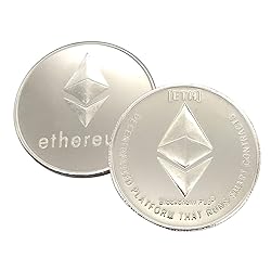 GARASANI 2 Pack Ethereum Coin Commemorative Coin