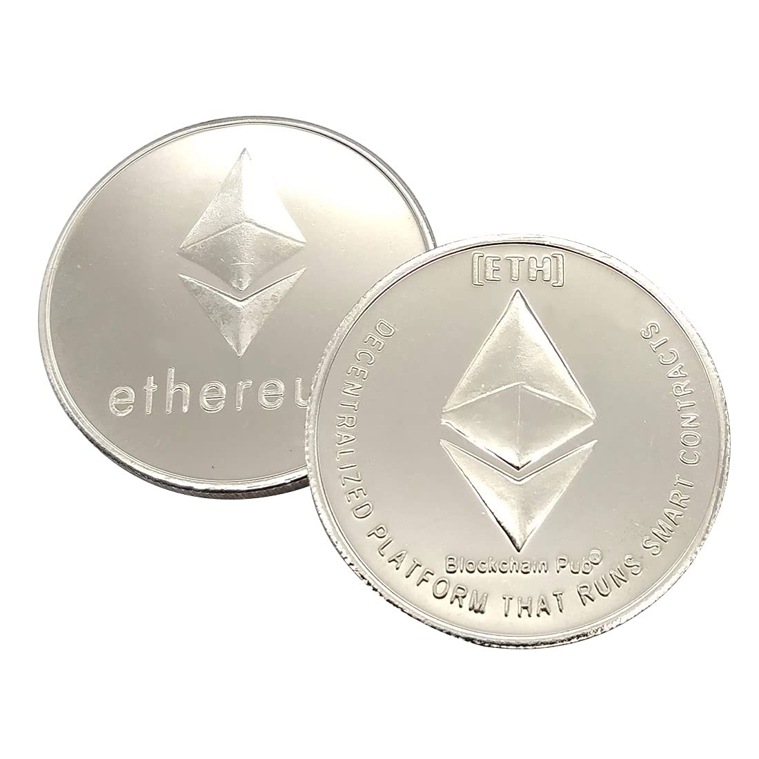 GARASANI 2 Pack Ethereum Coin Commemorative Coin