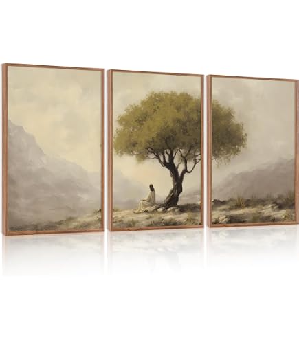 Amazon.com: wall26 - 3 Piece Canvas Wall Art - Mountain Valley