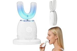 U-Shaped 360° Cold Light Gentle Care, IPX7 Waterproof & Wireless Charging for Adults, Provides Daily Care for Oral Hygiene. I