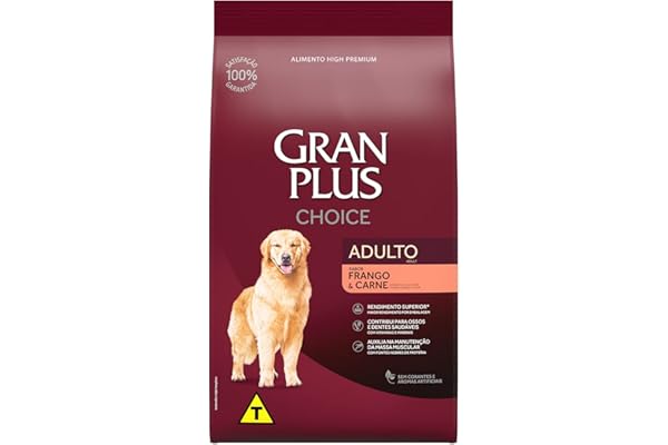 GranPlus Affinity - Choice Cães Adultos Frango Carne, Ração Guabi, 15kg