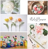 Nuoshen Floral Arrangement Kit with Wire Cutter, Tapes, 26/22 Gauge Floral Wire view 6