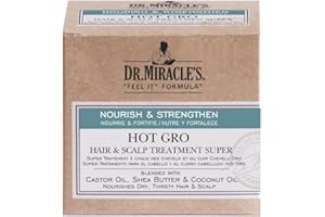 Dr. Miracles Strengthen Hot Gro Hair/Scalp Treat 4oz Super (3 Pack)
