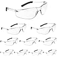 Salfboy Safety Glasses ANSI Z87.1 Scratch Resistant Glasses for Women Man Lab Goggles Eye Protection