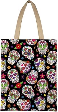 skull beach bag