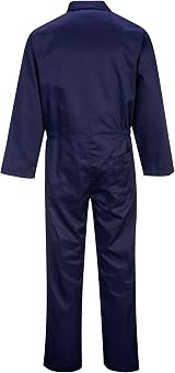 Portwest S999 Classic PolyCotton Coverall Navy M Regular 40+ UPF Six Pockets view 2