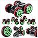 AHAHOO RC Car Amphibious Waterproof Stunt Remote Vehicle 2.4GHz 4WD Off Road Radio Controlled Truck, Double-Side, 360 Degree Sp, Red