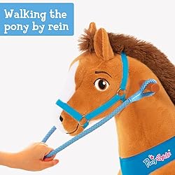 PonyCycle Ride on Horse Cowboy Blue Reins fit for