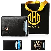 Leather Bat Wallet - Personalized wallet Man Woman, Superhero Mask - Slim Card Holder, Bat ID Heroic wallet- Unique Holiday Gift Birthday, Anniversary, for Dad, Husband, Boyfriend, Wife, Father's day