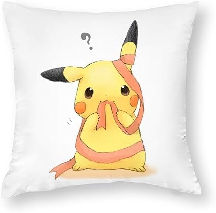 Amazon Nanagoten 抱き枕カバー ピカチュウ 抱き枕 かわいい クッションカバー ピローケース 枕カバー まくら 抗菌 柔らかい コットン おしゃれ 背当て飾り 両面 綺麗 お宅 かわいい 萌え ギフト 春夏秋冬 四季 枕カバー 18 18 枕カバー ピローケース