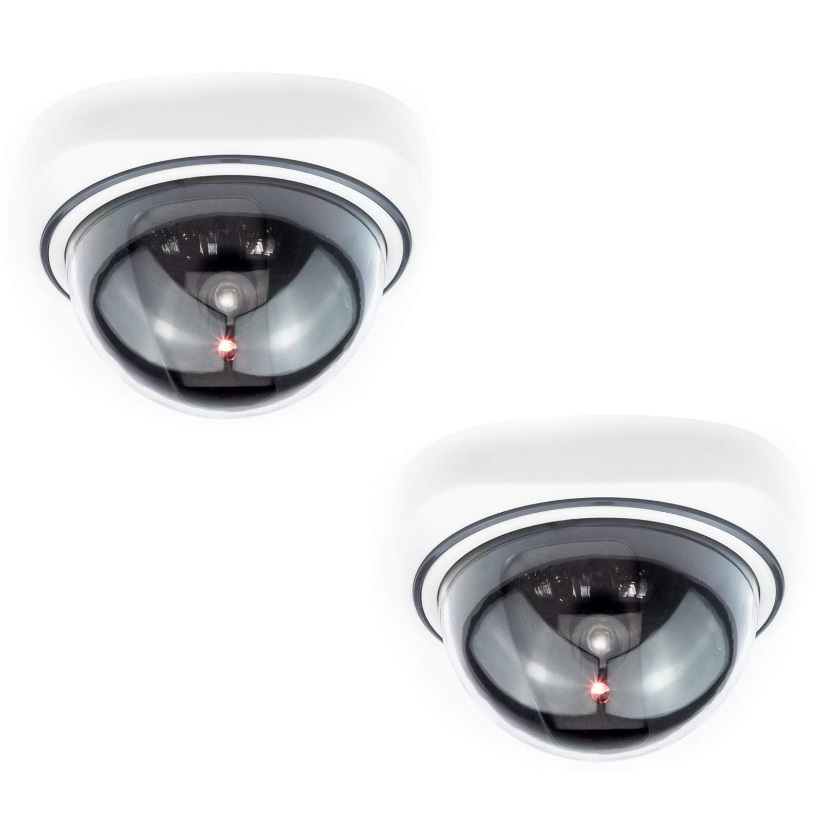 Digicharge Dummy Fake Outdoor Indoor Dome CCTV Security Camera Surveillance with Blinking LED