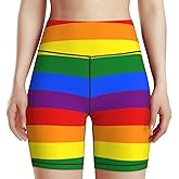 Yaateeh Women's High Waist Bike Shorts for Workout Sports Athletic Running Hiking Biker Yoga Gym