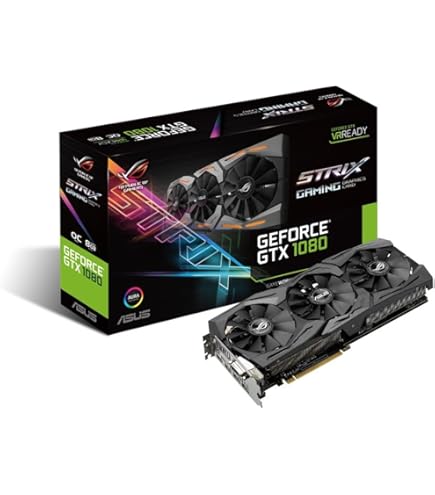 Amazon.com: ASUS ROG STRIX GeForce GTX 1080 TI 11GB VR Ready 5K HD