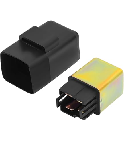 ATV Starter Solenoid Relay 4-Pin Replacement For Yamaha Grizzly 600, Polaris Sportsman & More 4 Pin ATV Starter Solenoid Relay Yamaha Grizzly Warrior