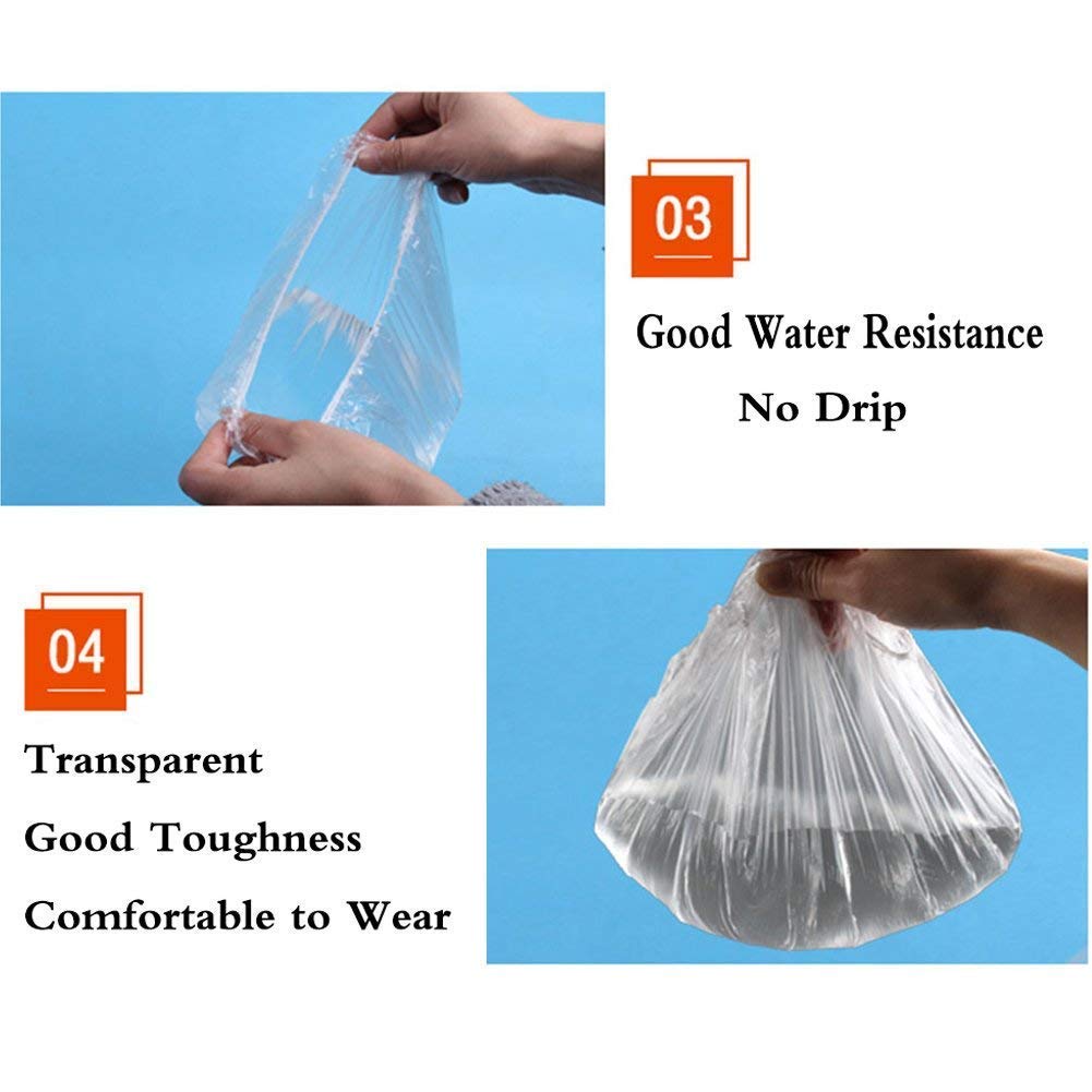 Shower Cap Disposable - 100 Pcs Thickening Women Shower Caps Normal Size : Beauty
