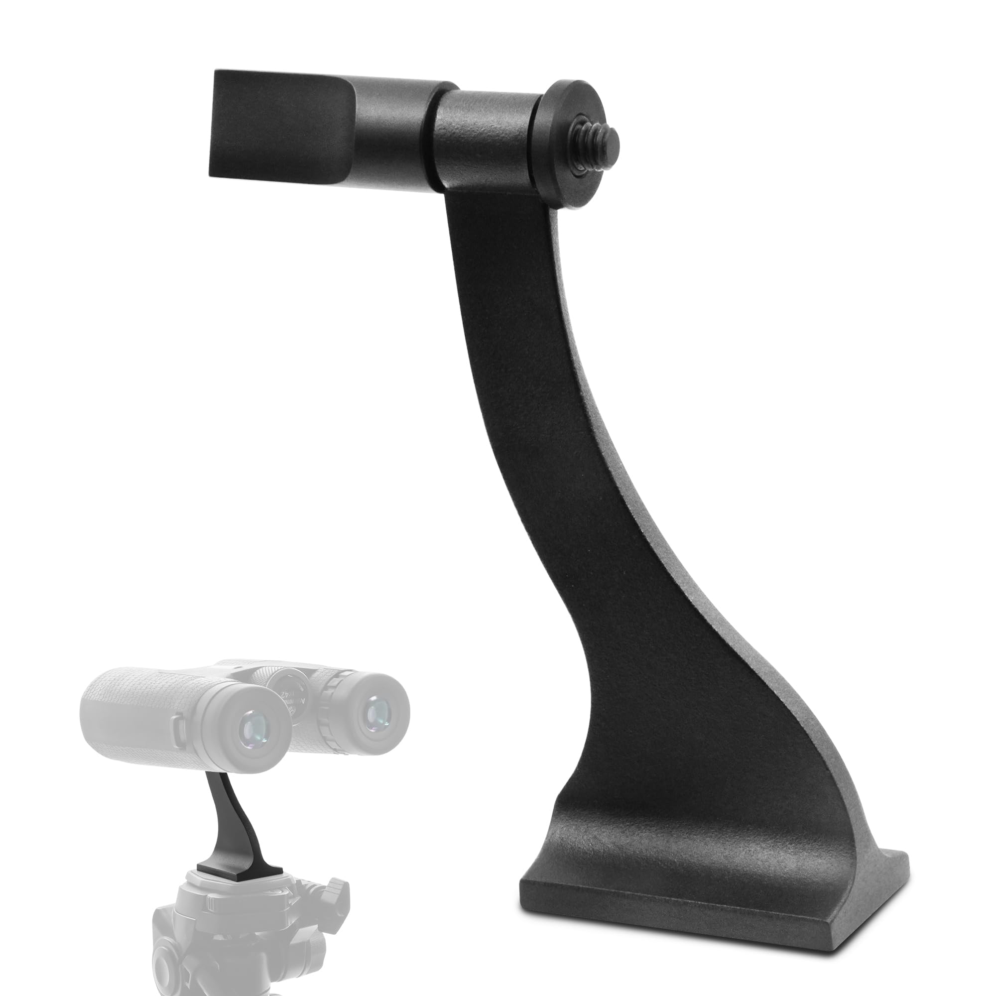 Astromania Binocular Tripod Adapter, Universal Mount with 1/4"-20 Thread for Standard Camera Tripods Fit Roof and Porro Binoculars, Binocluar Accessory Quick Installating Binoculars on Tripod Mount