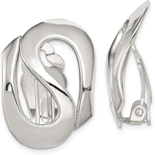 Sterling Silver Clipon Earrings Amazon.de Schmuck